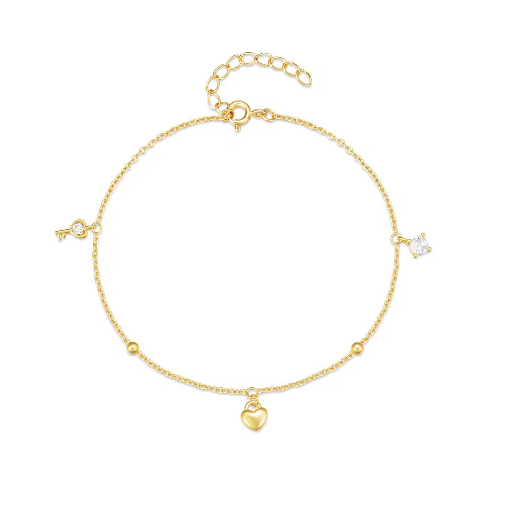 HEART KEY BRACELET