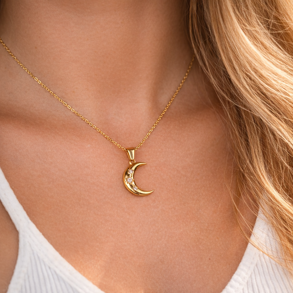 Moon Charm Necklace