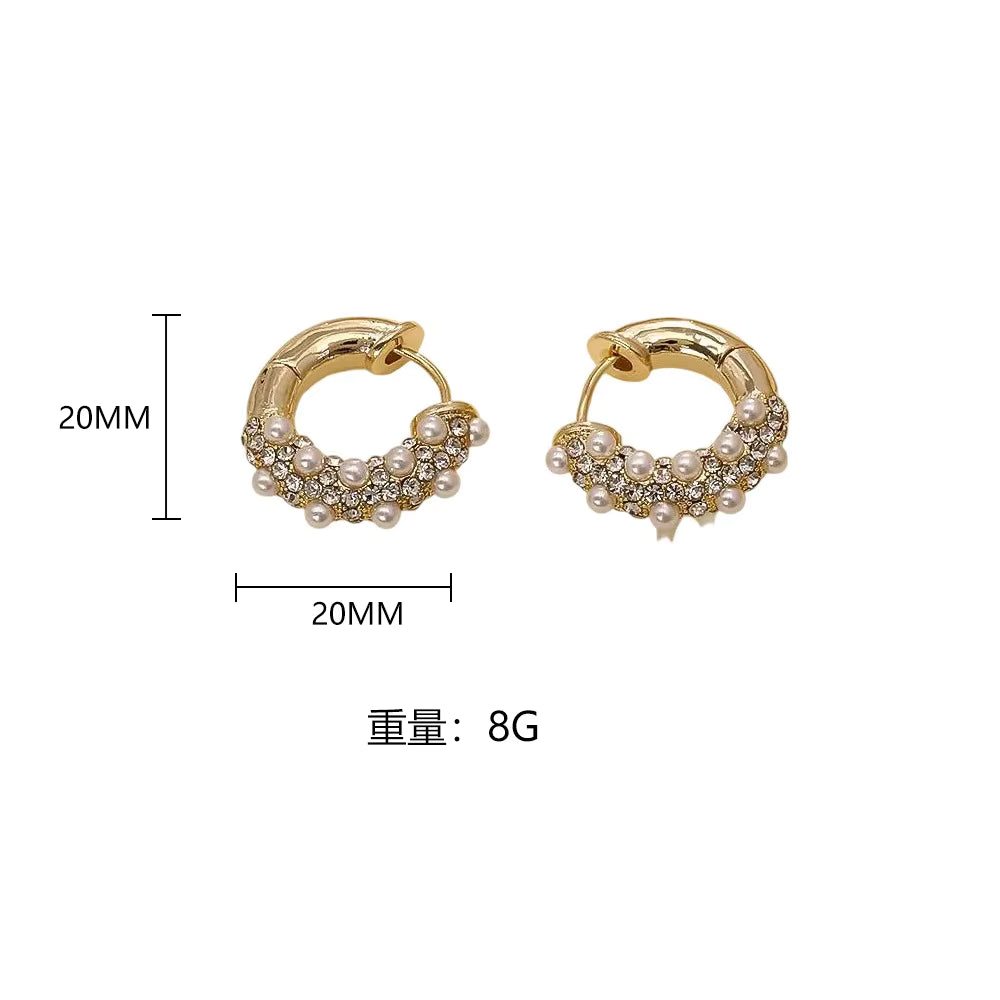 Vintage Flower Hoop Earrings